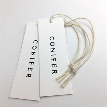 Luxury hang tags for high-end clothing