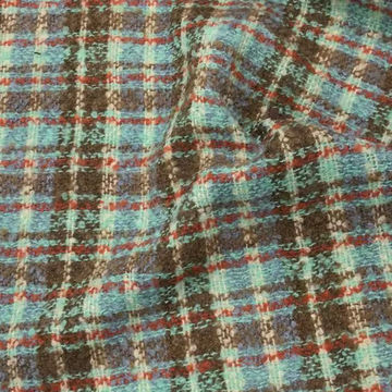 Harris Woolen Tweed Check Fabric