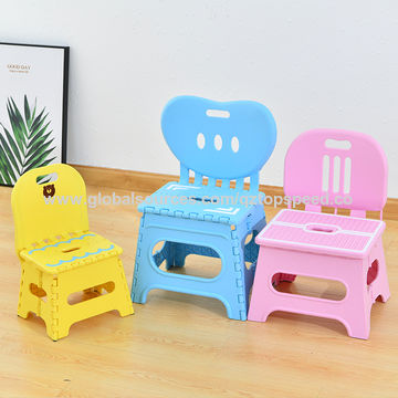 plastic folding stool chair