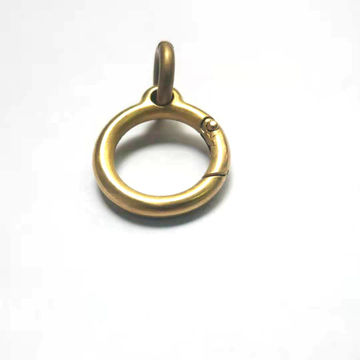 Buy Wholesale China Metal Hardware Brass Spring Gate O Key Ring Round  Carabiner & Brass Spring Gate O Key Ring Round Karabiner Cara at USD 0.3