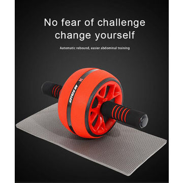 Oyov2L Home Gym Exercise Fitness Abdominal Muscle Training Bearing Mute Roller Wheel Durable Fitness Equipment 
