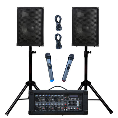 El sonido de alta potencia DJ profesional Subwoofer Altavoz Audio Pro el  sistema de altavoces PA - China Matriz de línea y Pro Audio precio