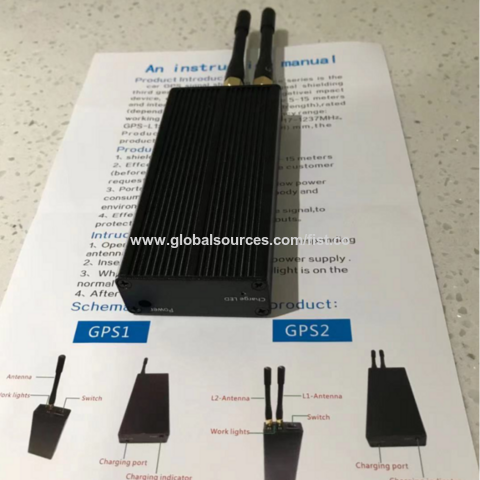 Buy Wholesale China 2023 New Wireless Gps L1 L2 Signal Jammer For