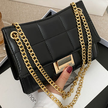 1pc Women's Fashionable Mini Clutch Bag With Chain Shoulder Strap