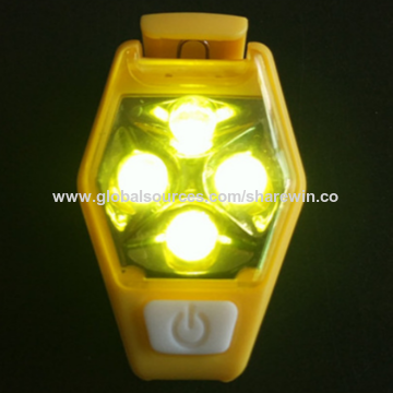 Details about   SAFEGLOW® Flashing Clip-On LED Running & Cycling Safety Light Clip to Backpack. 