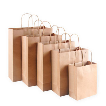 brown paper trash bolsas