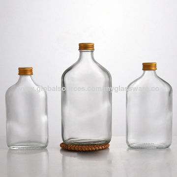 Buy Wholesale China Milk Tea 350ml 500ml Glass Bottle,clear Round