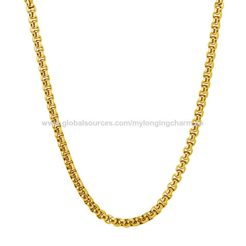 Wholesale 5 meters Gold Plated Stainless Steel Bone Shape Chains Handmade Chain