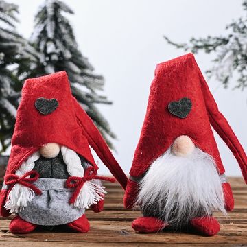 2023 Décorations de Noël Père Noël Bonhomme de neige Elk Poupées Ornement  Nouvel An Enfants Cadeau Noel Natal Décor de Noël Pour la maison