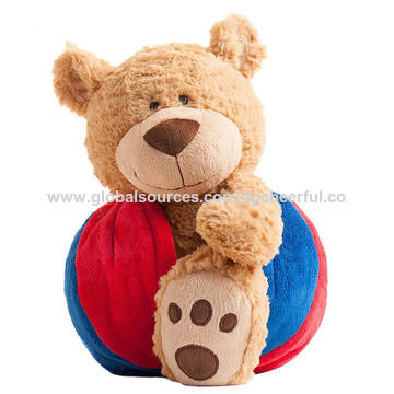 reversible bear plush