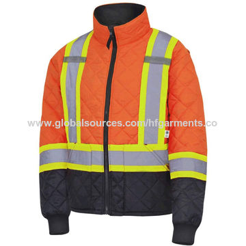 REAL LIFE FASHION LTD Mens Boys Hi Visibility Zip Up Coat Boys Safety Work Wear Tape Soft Shell Jacket 