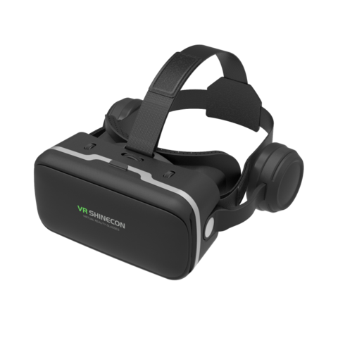 VR SHINECON Headset VR Terbaru dengan Sertifikat CE, Kacamata VR 3D Berkualitas Tinggi