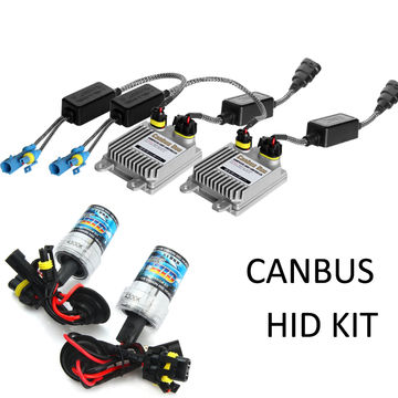 HSUN Car H7 HID Conversion Kit,35W Digital HID Ballast CANBUS Xenon Bulbs Kit with Decoder Load Resistor for Car Headlight,6000K Xenon White,2 Pack 