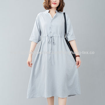 long sleeve shirtwaist dress