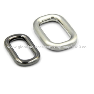 5x Round Zinc Alloy Spring Snap Hooks Clip Keychain O Ring Buckle Carabiner 