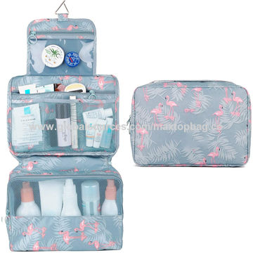 Travel Cosmetic Bags 2 Packs Waterproof Makeup Bags Multifunctional Bucket  Toiletry Bag Barrel Cases Bathroom Storage Carry Cases Toiletry Bags  Collapsible and Portable Cosmetic Cases 