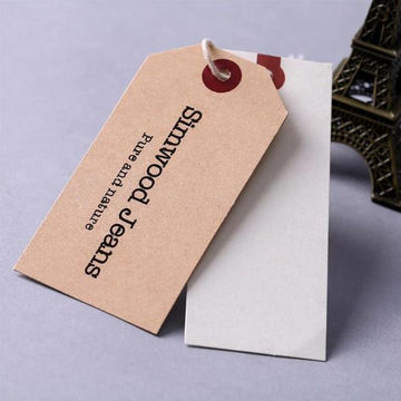 Handmade Tags Paper, Kraft Garment Tags, Kraft Label Card