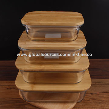 Glass Food Storage Container Bowl Linkfine Glass Kitchenware Heat