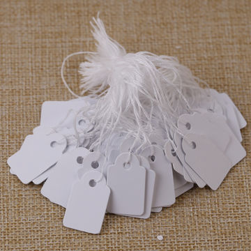Bulk Buy China Wholesale Small Tiny Blank White Tag, Small Ring Tag With  Price Tag With String $0.038 from Yiwu Dilin Paper Products Co., Ltd