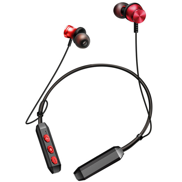 Nouveaux écouteurs de sport à tour de cou, stéréo, sans fil, Bluetooth
