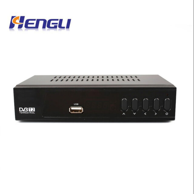Récepteur TV numérique DVB-T2 OEM à prix d'usine MPEG-4 H.264/H.265 HEVC