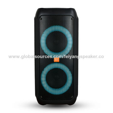 Dual 6,5 "altavoz activo al aire libre profesional hecho en China con el bluetooth de la radio de FM TWS