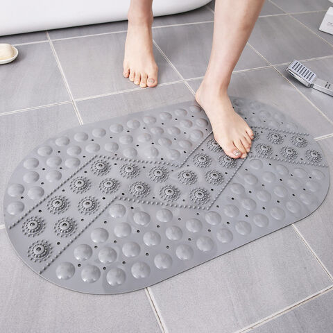 Bathroom Foot Massage Pad PVC Non Slip Floor Mat Shower Area Rug Bubble Tub Mat 
