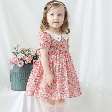 Baby Girl Summer Dress Toddler Party Dresses Floral Birthday Dress –  Sunbabystore.com