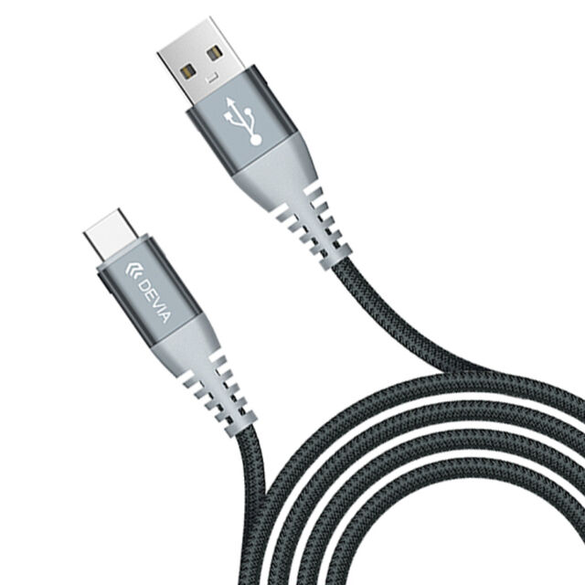 Cable USB Devia para Teléfono Móvil, Cable de Carga USB de 1.5M con Cable Trenzado para Smartphone for sale at factory direct price