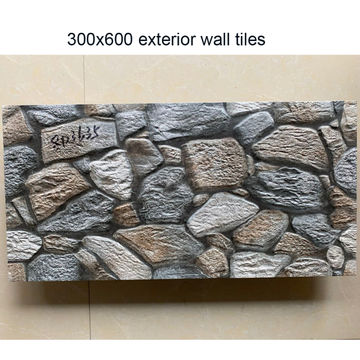 Whole China 300x600mm Ceramic Wall Tiles Grey Stone Look Exterior Tile At Usd 3 18 Global Sources - Outdoor Wall Tiles With Stone Effect