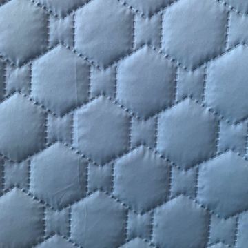 Top quality polyester padding cotton double sided quilting fabric for  jacket down wear