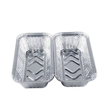 Aluminum foil tray for food packaging and storaging