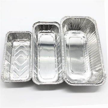 Buy Wholesale China Disposable Muffin Pan Bulk Food Containers Aluminum  Foil Aluminum Foil Container Rectangle & Disposable Tableware at USD 5