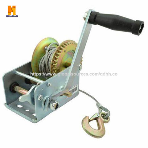 Buy Wholesale China Hand Winch With Steel Wire Rope & Cargo Winch at ...