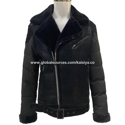 Achetez en gros Manteau En Fausse Fourrure Homme Veste D hiver