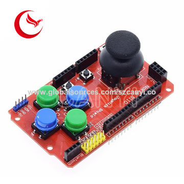 wireless & tactile button Joystick Shield for Arduino simulate keyboard mouse 