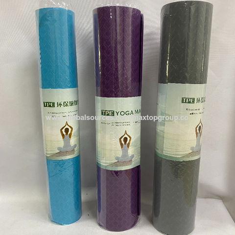 Umweltfreundliche TPE Yogamatte Rutschfest SGS Zertifiziert mit Tragegurt - Premium Yogamatte