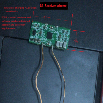 Gunakan chip TI modul RX standar QI kualitas tinggi modul penerima 5V 2000ma 10W/9v1,5a chargin nirkabel for sale at factory direct price