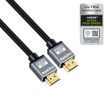 Cable HDMI 2.1 8K Soporta 8K a 60Hz y 4K a 120Hz Compatible con Todos los Televisores, Blu-Ray, Xbox Series X, PS