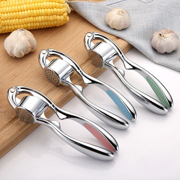 Home Kitchen Gadgets Peeler Manual Zinc Alloy Garlic Press Mincer - China Garlic  Press, Zinc Alloy Garlic Press