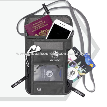 passport holder neck