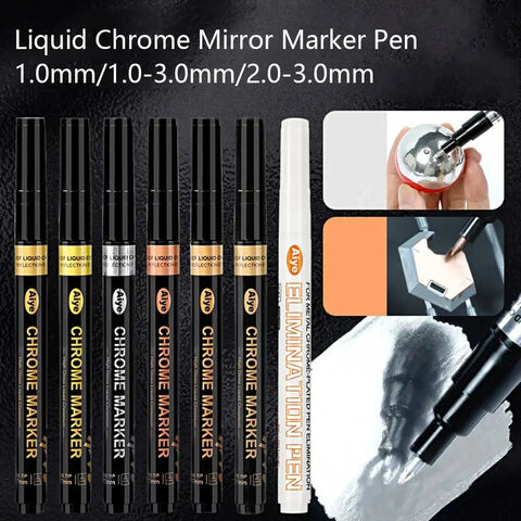 Buy Wholesale China Chrome Mirror Marker Diy Silver Liquid Chrome Pen Metal  Waterproof Gold Paint Marker Craftwork Pen For Glass Ceramic Mugs & Silver  Liquid Chrome Pen at USD 2
