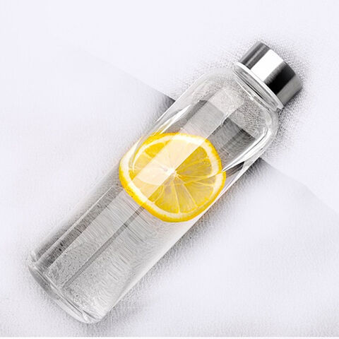 550ml Simple Design Drinking Water Bottle with Strap - China Water Bottle  and Medium Borosilicate Glass price