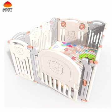 Abst Plastic Foldable Bear Baby Playpen Toys Child Play Fence Baby
