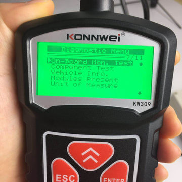 KONNWEI KW310 OBD lecteur de code de détecteur de défaut de voiture ELM327  OBD2 Scanner outil de diagnostic (rouge)