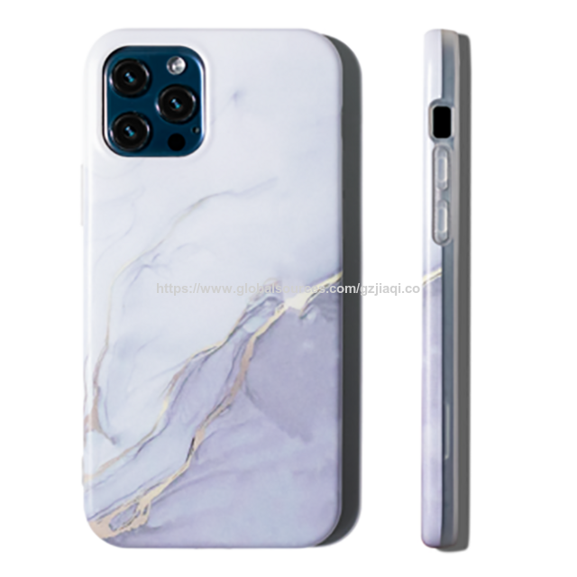 جراب هاتف محمول IMD TPU+PC لآيفون، جراب هاتف محمول رخامي رائج البيع لآيفون 11 برو ماكس