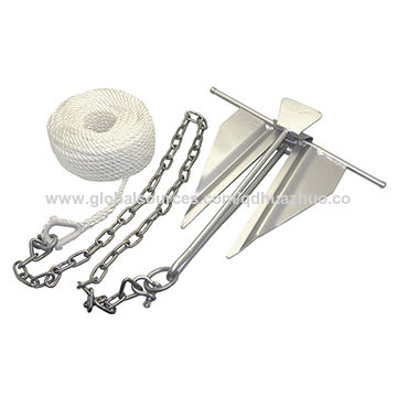 Boat Slip Ring Anchor Kit Including Shackle , Anchor , Anchor Chain , Nylon  Rope And Thimble - Expore China Wholesale Anchor,boat Slip Ring Anchor Kit  and Slip Ring Anchor, Boat Slip