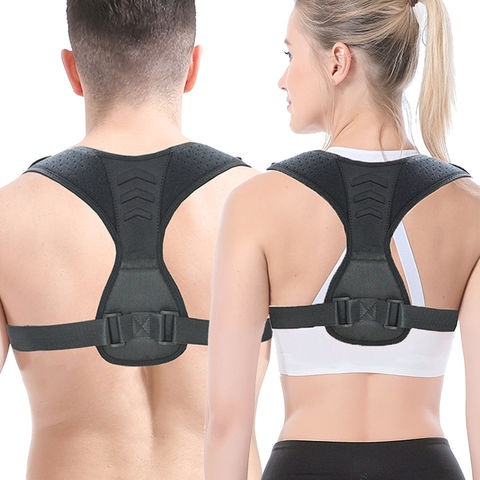 China Back Support Belt with Adjustable Back Straightener Lumbar Support  Posture Corrector for Upper Back Pain Relief factory and manufacturers