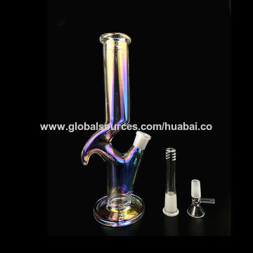 Buy Wholesale China 10.24'' Colorful Hookah Water Pipe Glass Tobacco Pipe  Smoking Filter Bong Bubbler W/ Ice Catcher & Glass Bongs Beaker Bubbler W/  Ice Catcher at USD 10.02