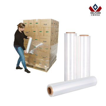 Cast Machine Pallet Stretch Wrap Clear Shrink Film 19.7x6500' 70 Ga 1 Roll